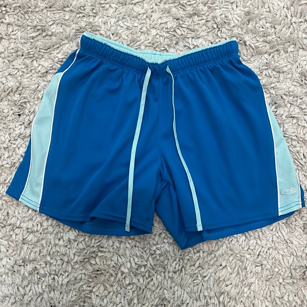 Blue and teal shorts from champion in size juniors xs